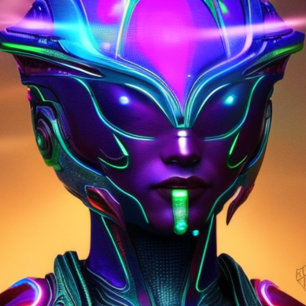 Alien Space Futuristic Beautiful colour T-Shirt