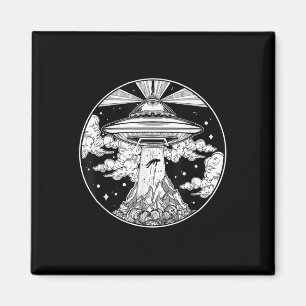 Alien Space Tattoo - Ufo 51 Area Roswell Believe T Magnet