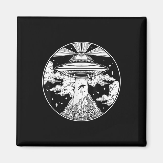 Alien Space Tattoo - Ufo 51 Area Roswell Believe T Magnet (Front)