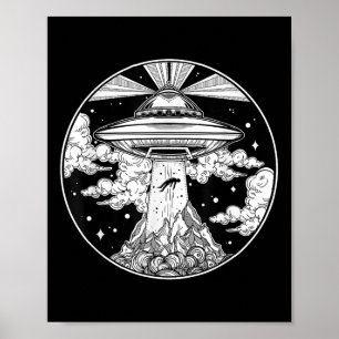 Alien Space Tattoo - Ufo 51 Area Roswell Believe T Poster