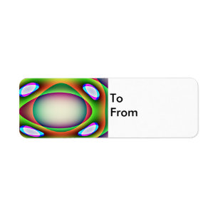 Alien Spaceship Custom Gift Tags