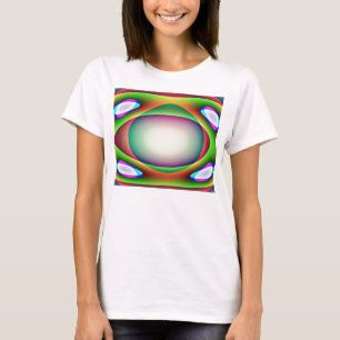 Alien Spaceship Ladies T Shirt