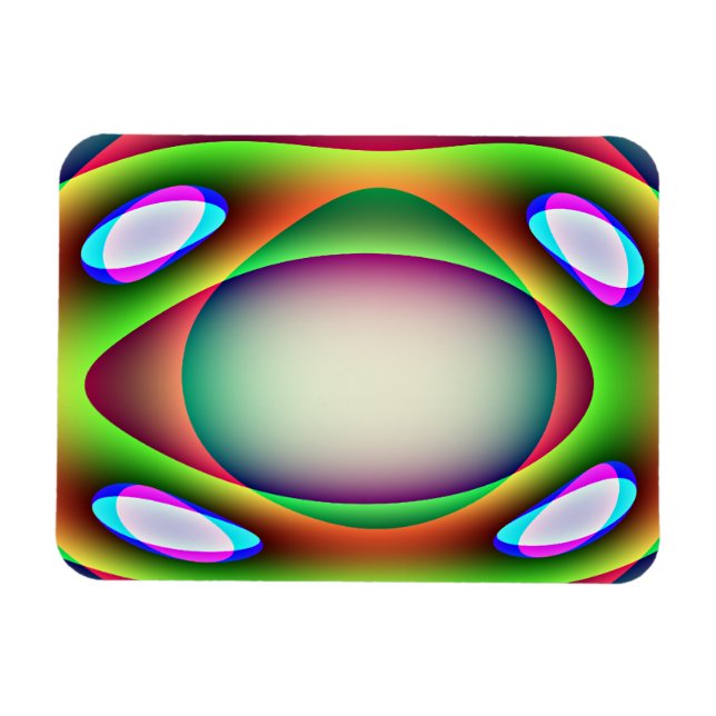 Alien Spaceship Magnet (Horizontal)