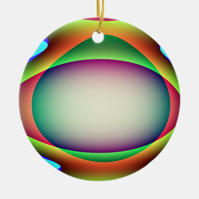 Alien Spaceship Ornament (Front)