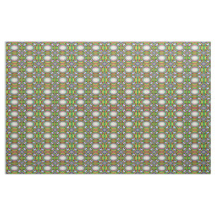 Alien Spaceship patterned Fabric