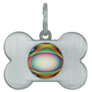 Alien Spaceship Pet Tag