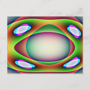 Alien Spaceship Postcard
