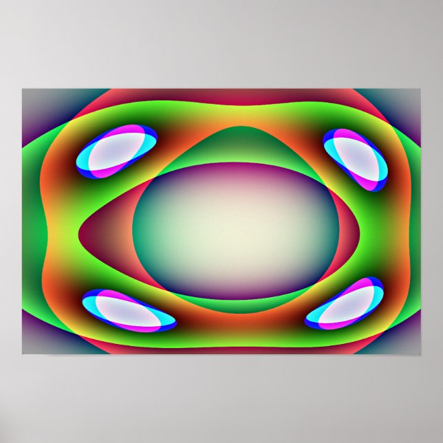 Alien Spaceship Poster (Front)