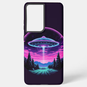 Alien Spaceship Retro Futuristic Samsung Galaxy Case