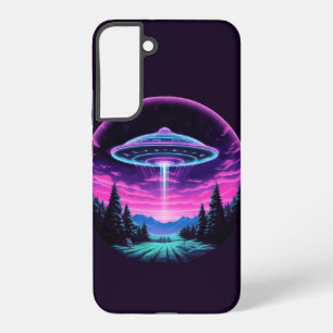 Alien Spaceship Retro Futuristic Samsung Galaxy Case