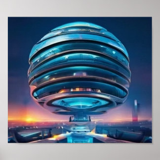 Alien Spaceship Wall Art & Decor Posters