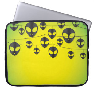 Alien string laptop sleeve