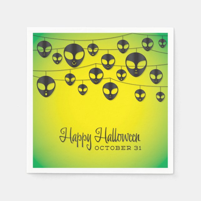 Alien string napkin (Front)
