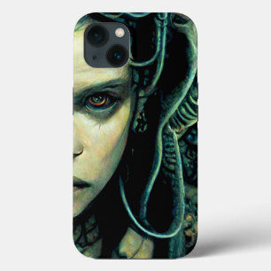 Alien Tech Girl Science Fiction iPhone 13 Case