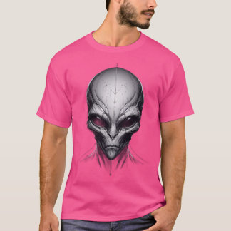 Alien - The Grey Man 3 (Transparent Background) T-Shirt