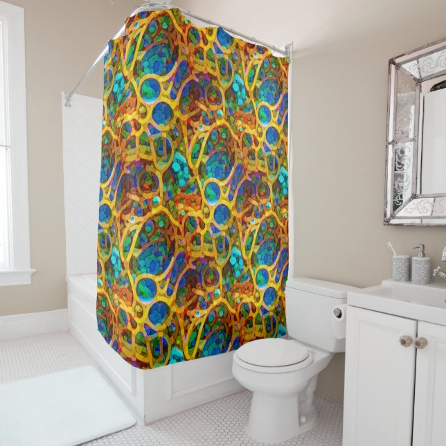 Alien Tissue Sample Shower Curtain (In Situ)