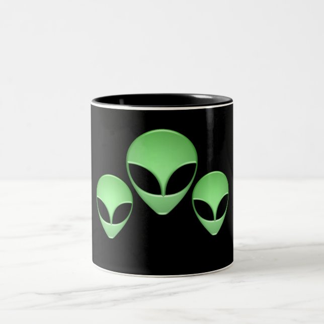 Alien Trio Coffee Mug (Center)