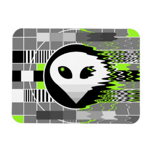 Alien TV flexible magnet