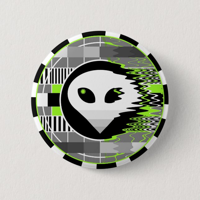 Alien TV Round button (Front)
