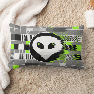 Alien TV throw pillow lumbar