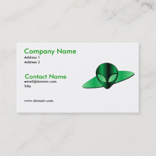 Alien UFO Business Card