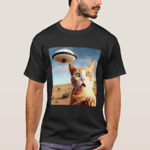 Alien UFO Cat 2 T-Shirt
