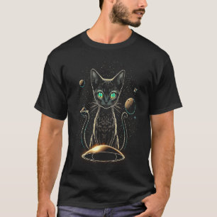 Alien UFO Cat T-Shirt