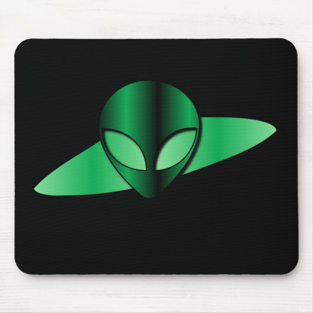 Alien UFO Mouse Pad (Front)