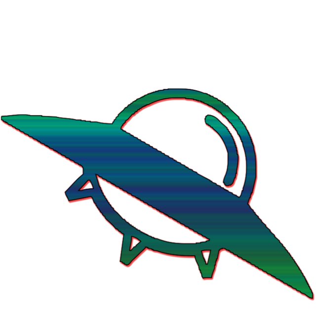 Alien UFO Ship Minimalist Apron | Sci-Fi Art (Creator Uploaded)