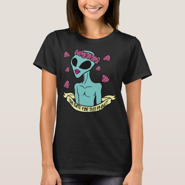 Alien Ufo Space Monster Abduction Perfect  Idea T-Shirt (Front)