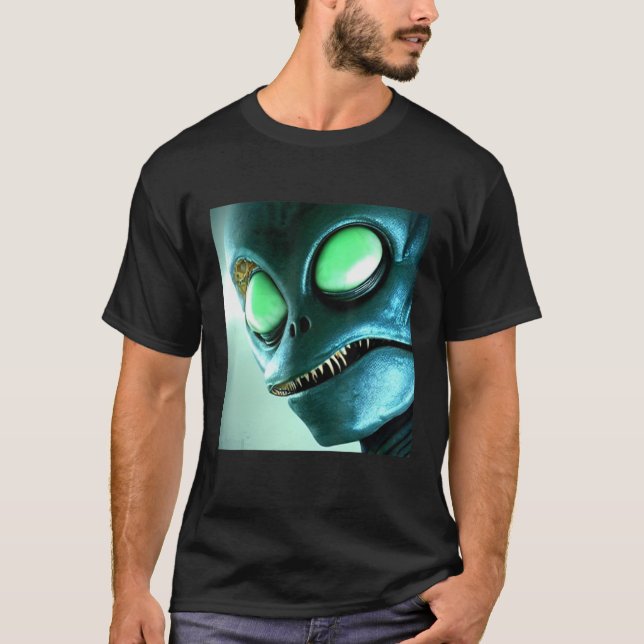 Alien UFO UAP 51 area grey out of this world creat T-Shirt (Front)