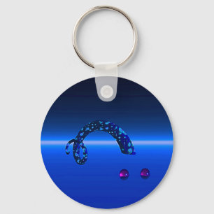 Alien Vac U Snake About To Assimilate Twin Orbs Key Ring