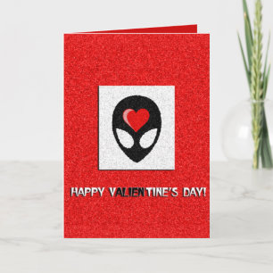 aLiEn Valentine Holiday Card