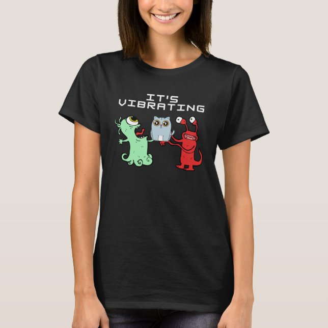 Alien Vibrating Cat I Found This T-Shirt (Front)