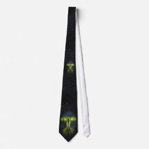 Alien Visitor Tie