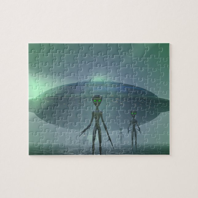 Alien Visitors jigsaw puzzle (Horizontal)