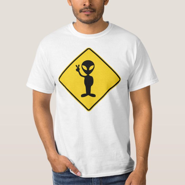 Alien Warning T-Shirt (Front)