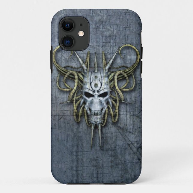 Alien Warrior Mask Case-Mate iPhone Case (Back)