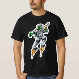 Alien Wars Sticker T-Shirt