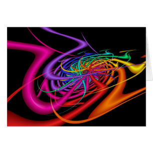 Alien Waves Modern Colourful Abstract Art