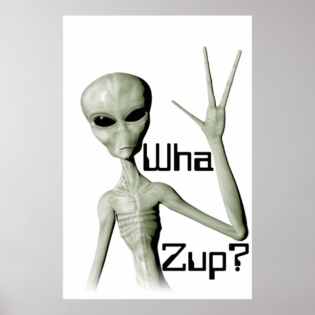 Alien Wha Zup? poster (Front)