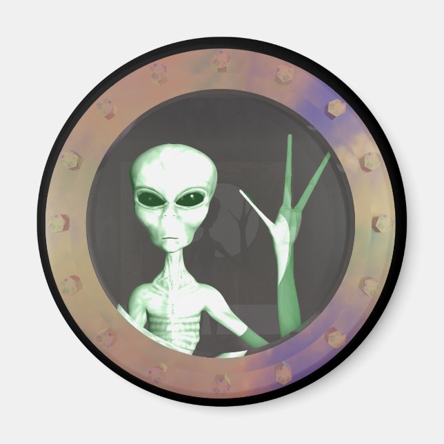 Alien window magnet (Front)