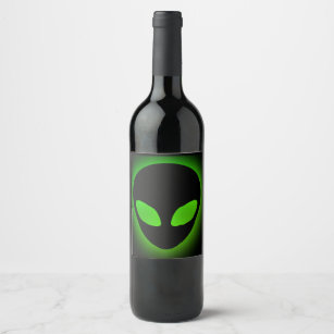 Alien Wine Label