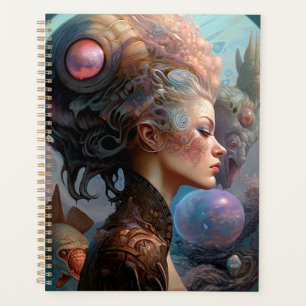 Alien Woman Surreal Science Fiction Art Planner