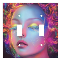 Alien Woman with Cosmic Hair