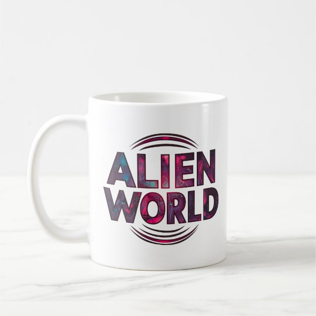 Alien World Coffee Mug (Left)
