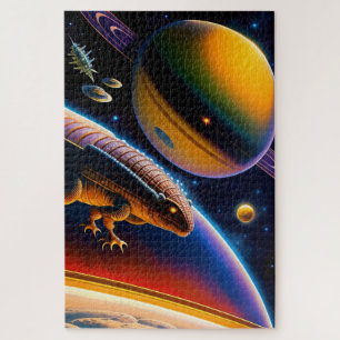 Alien Worlds 1014 piece Jigsaw Puzzle
