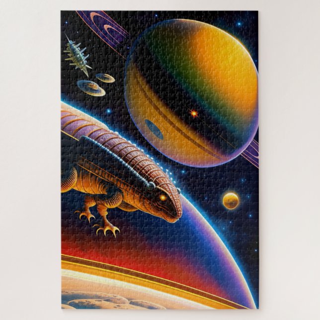 Alien Worlds 1014 piece Jigsaw Puzzle (Vertical)