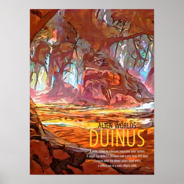 Alien Worlds - Duinus Poster (Front)