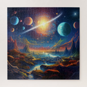 Alien Worlds Jigsaw Puzzle